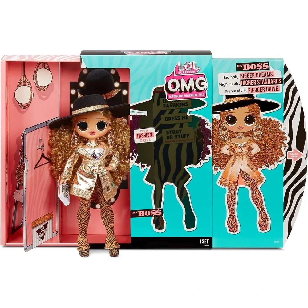 LOL Surprise OMG ~ Da Boss ~ Fashion Doll ~ 20 Surprises ~ Series 3 ~ Brand New!